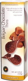 Belgian Chocolate Thins Caramel