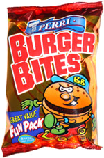 Perri Burger Bites Beef Flavour Corn Snacks