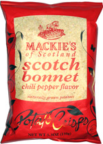 Mackie's of Scotland Scotch Bonnet Chili Pepper Flavor Potato Crisps