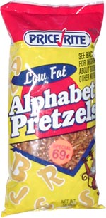 Price Rite Low Fat Alphabet Pretzels