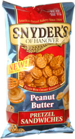 snyder hanover snack pretzel peanut butter sandwiches review taquitos