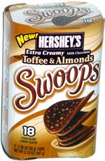 swoops chocolate snack hershey milk snacks toffee creamy extra taquitos