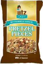 buttermilk Pretzel Buttermilk  Utz Ranch Select Pieces to pretzels make ranch how