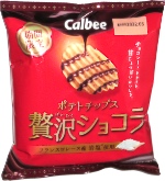 Calbee Potato Chips Luxury Chocolate