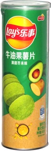 Lay's Stax Avocado and Sweet Mustard