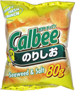 Calbee Seaweed & Salt Potato Chips