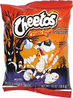 cheetos crunchy blue bag