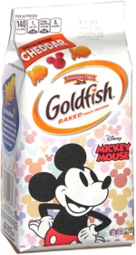 mickey mouse goldfish snacks