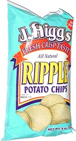 J. Higgs Ripple Potato Chips