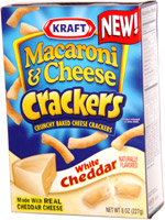 Kraft Macaroni Cheese Crackers White Cheddar