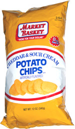 Market Basket Cheddar & Sour Cream Potato Chips