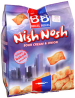 Nish Nosh Sour Cream & Onion Crispy Baked Snacks