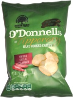 O'Donnells of Tipperary Hand Cooked Crisps Sweet Chilli Flavour