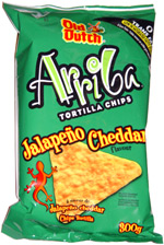 Old Dutch Arriba Jalapeno Cheddar Tortilla Chips