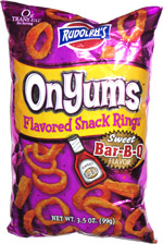 Rudolph's OnYums Sweet Bar-B-Q Flavored Rings