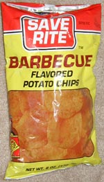 Save Rite Barbecue Flavored Potato Chips