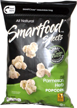 smartfood selects popcorn herb parmesan snack