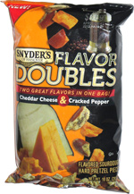 Snyder's Of Hanover Flavor Doubles Cheddar Cheese & Cracked Pepper