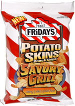 T G I Friday S Potato Skins Snack Chips Savory Grill