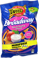 The Original Taffel Snacks Broadway Sour Cream & Onion