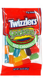 twizzlers rainbow licorice twists calories tiny snack taquitos