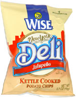Wise New York Deli Jalapeno Kettle Cooked Potato Chips