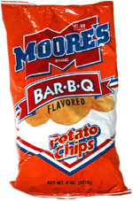 Moore's Bar-B-Q Flavored Potato Chips