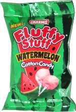 Cotton Candy WATERMELON GRAPE Charms Fluffy Stuff (2.1 Oz ea) 2