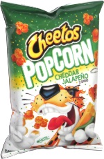 Cheetos Cheddar Popcorn, Cheddar Popcorn Meets Cheetos Cheesy