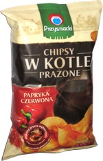Przysnacki Chipsy w Kotle o smaku Prażone Papryka Czerwona