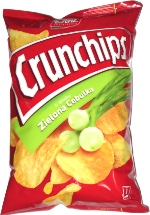 Crunchips o smaku Zielona Cebulka