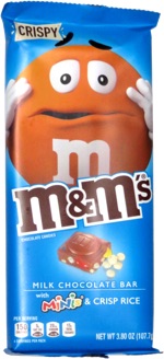 Save on M&M's Crispy Milk Chocolate Bar with Minis & Crisp Rice Order  Online Delivery