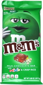 M&M's Crispy Mint Chocolate Bar with Minis & Crisp Rice, 3.8 oz - Dillons  Food Stores