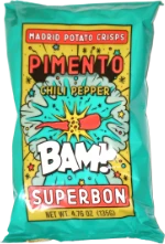 Superbon Madrid Potato Crisps Pimento Chili Pepper