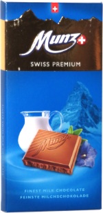 Chocolat Suisse Munz Lait&Noisettes MUNZNOIS : Coopérative la