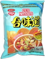 Nissin Cup Noodles Potato Chips Spicy Seafood Flavor