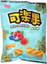 Koloko Pea Crackers Mixed Berry Flavor