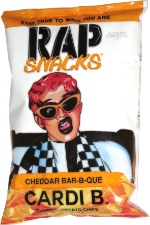 Rap Snacks Cheddar Bar-B-Que Cardi B. Flavored Potato Chips