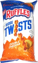 Ruffles Ridge Twists Double Cheddar