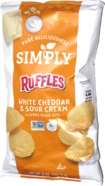 Simply Ruffles White Cheddar & Sour Cream