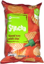SE Grocers Sriracha Flavored Wavy Potato Chips
