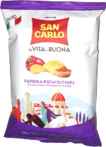 San Carlo la Vita è Buona Paprika Potato Chips