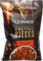 Guinness Flavored Sourdough Hard Pretzel Pieces Pub Style Cheese