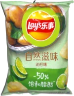 Lay's Natural Taste Lemon Flavor -50% Saturated Fat